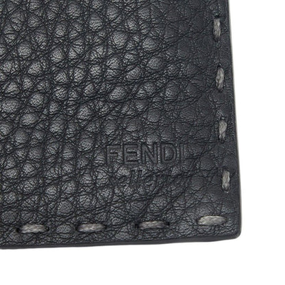 Fendi Selleria Wallet Bifold Black Leather