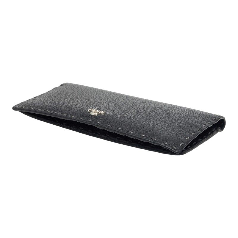 Fendi Selleria Wallet Bifold Black Leather