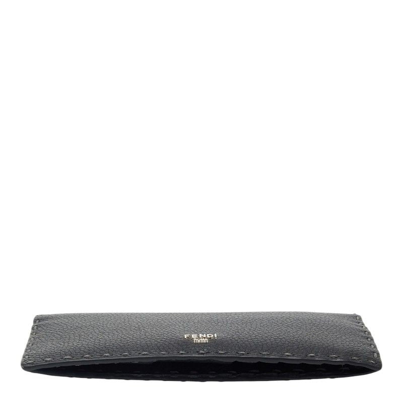 Fendi Selleria Wallet Bifold Black Leather
