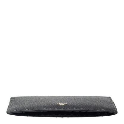 Fendi Selleria Wallet Bifold Black Leather
