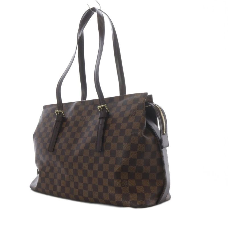 Louis Vuitton Damier Ebeneline Chelsea Tote Brown