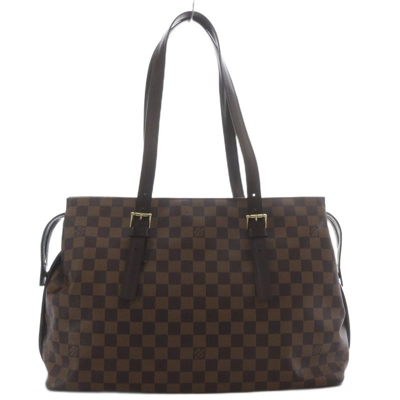 Louis Vuitton Damier Ebeneline Chelsea Tote Brown