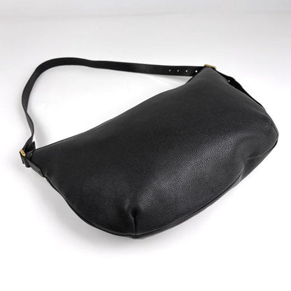 Gucci Half Moon Hobo Shoulder Bag Leather Black