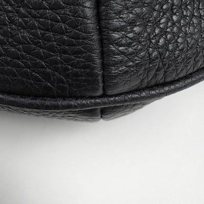 Gucci Half Moon Hobo Shoulder Bag Leather Black