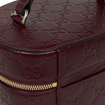 Gucci Guccissima Vanity 2-Way Shoulder Bag GG Marmont Makeup Pouch Leather