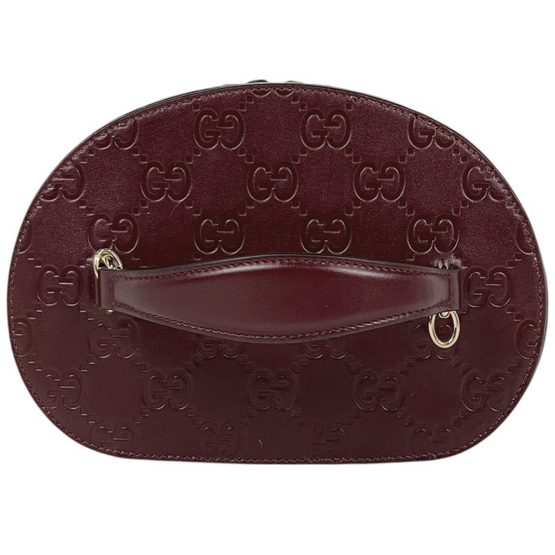 Gucci Guccissima Vanity 2-Way Shoulder Bag GG Marmont Makeup Pouch Leather