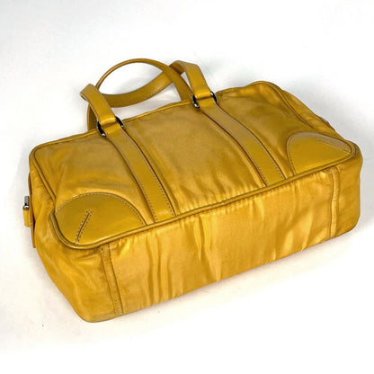 Prada 2-Way Shoulder Bag Nylon Yellow