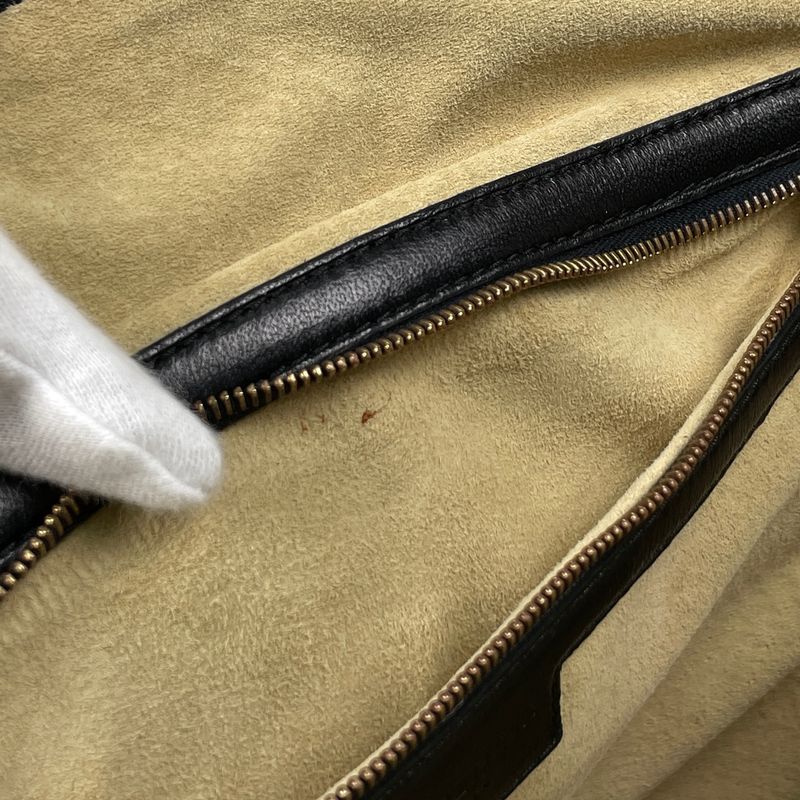 Bottega Veneta Intrecciato Business 2-Way Shoulder Bag Leather Black