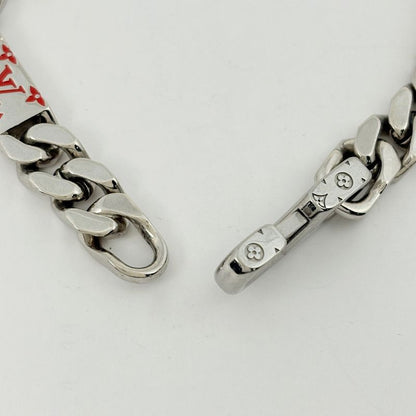 Louis Vuitton LV Mosaic Bracelet Chain Silver Plated