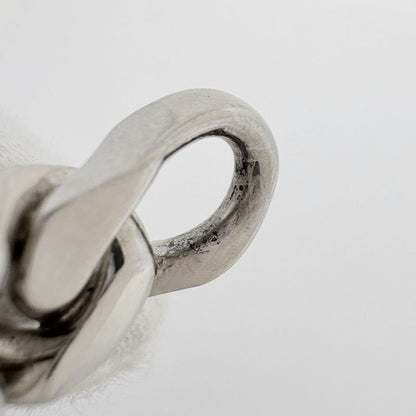 Louis Vuitton LV Mosaic Bracelet Chain Silver Plated