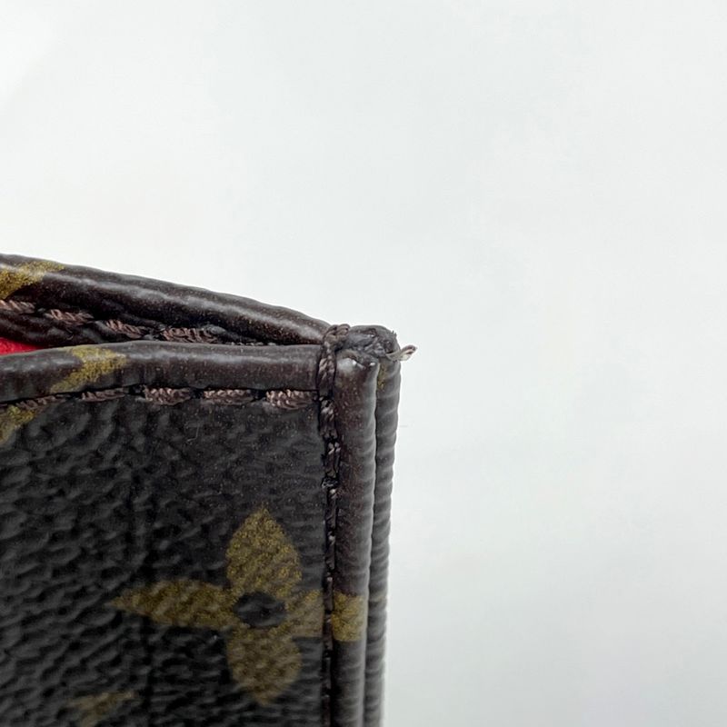 Louis Vuitton Petite Sac Plat 2-Way Shoulder Bag Foreign Love Monogram Brown