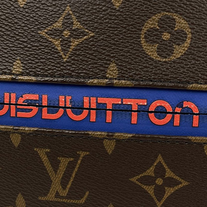 Louis Vuitton Apollo Backpack Monogram Brown Blue