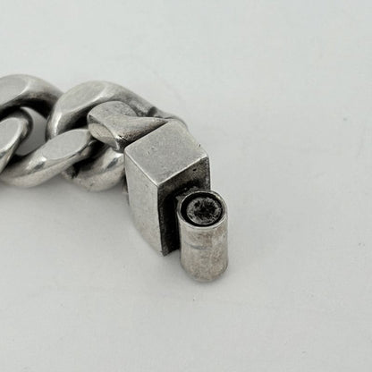 Saint Laurent Logo Chain Bracelet Silver