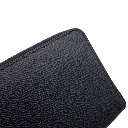 Hermes Wallet Azap Long Silk in Black Silver Epsom
