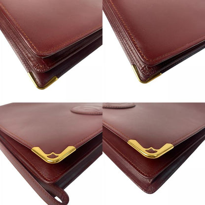 Cartier Must Clutch Burgundy