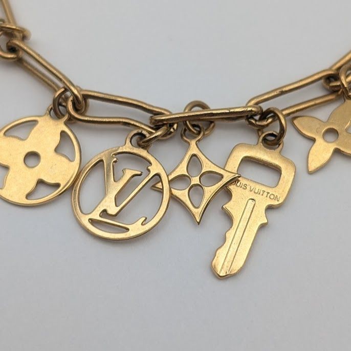 Louis Vuitton Bracelet Roman Holiday LV Gold Monogram