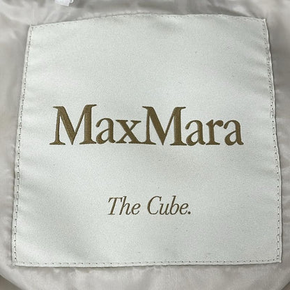 Max Mara Down Vest 40 M Beige Quilted the Cube Long Length Winter