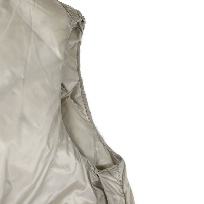 Max Mara Down Vest 40 M Beige Quilted the Cube Long Length Winter