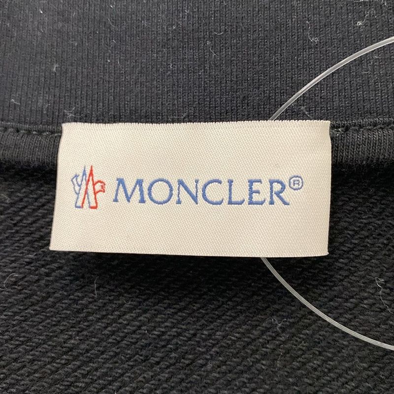 Moncler Hoodie S Maglia Cardigan Black Long Sleeve Zip Up