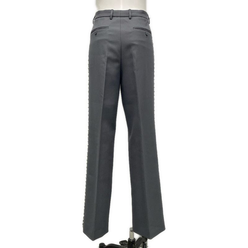 Gucci Pants 48 M Gray Full Length Studs