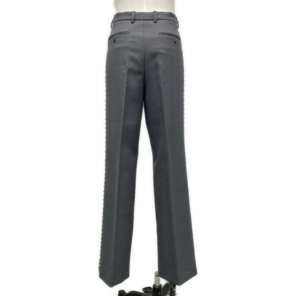 Gucci Pants 48 M Gray Full Length Studs