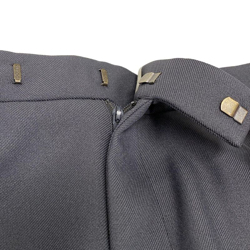 Gucci Pants 48 M Gray Full Length Studs