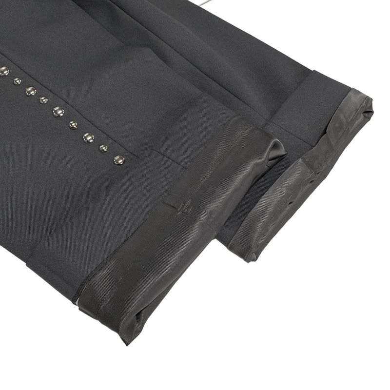 Gucci Pants 48 M Gray Full Length Studs