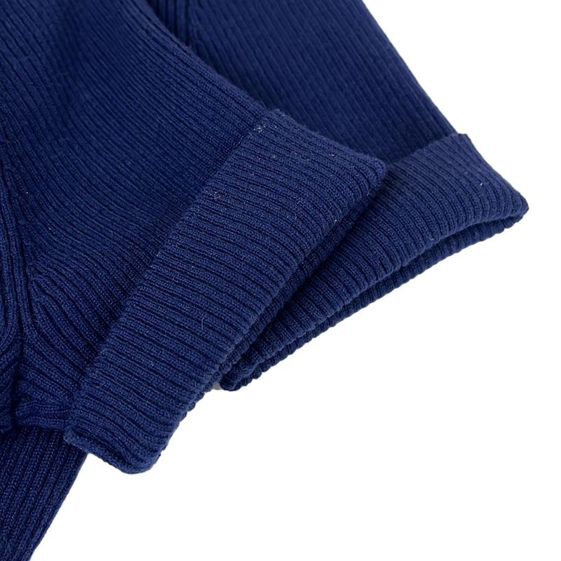 Chanel Dress 36 S Blue Pink Cashmere Blend Wool