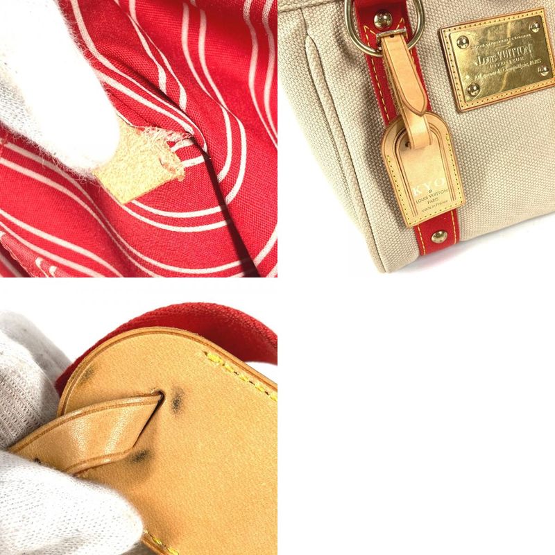 Louis Vuitton Handbag Cabas PM Cotton Beige