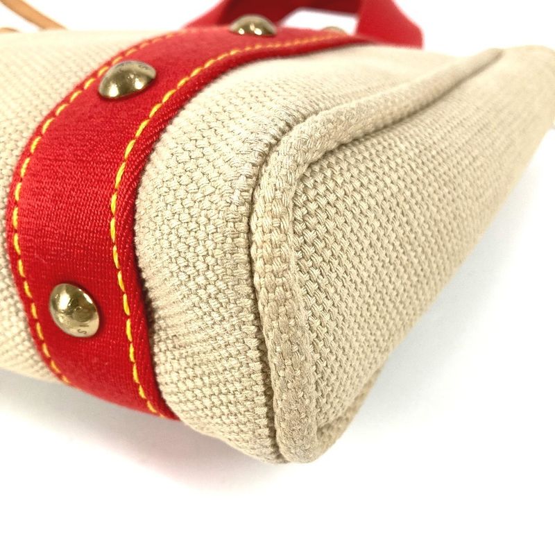 Louis Vuitton Handbag Cabas PM Cotton Beige