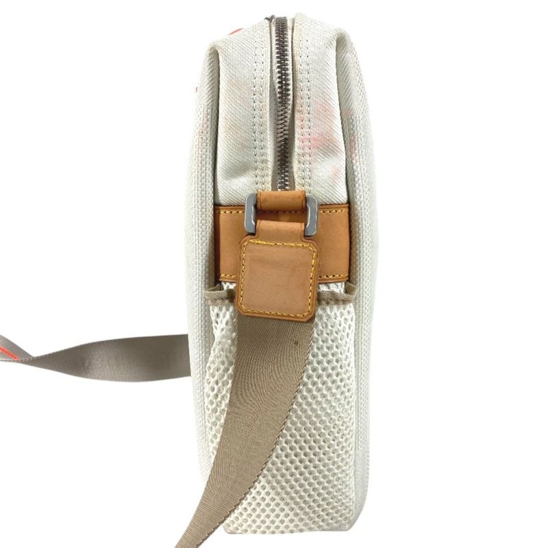 Louis Vuitton Shoulder Bag Weatherly Damier Geant Canvas White