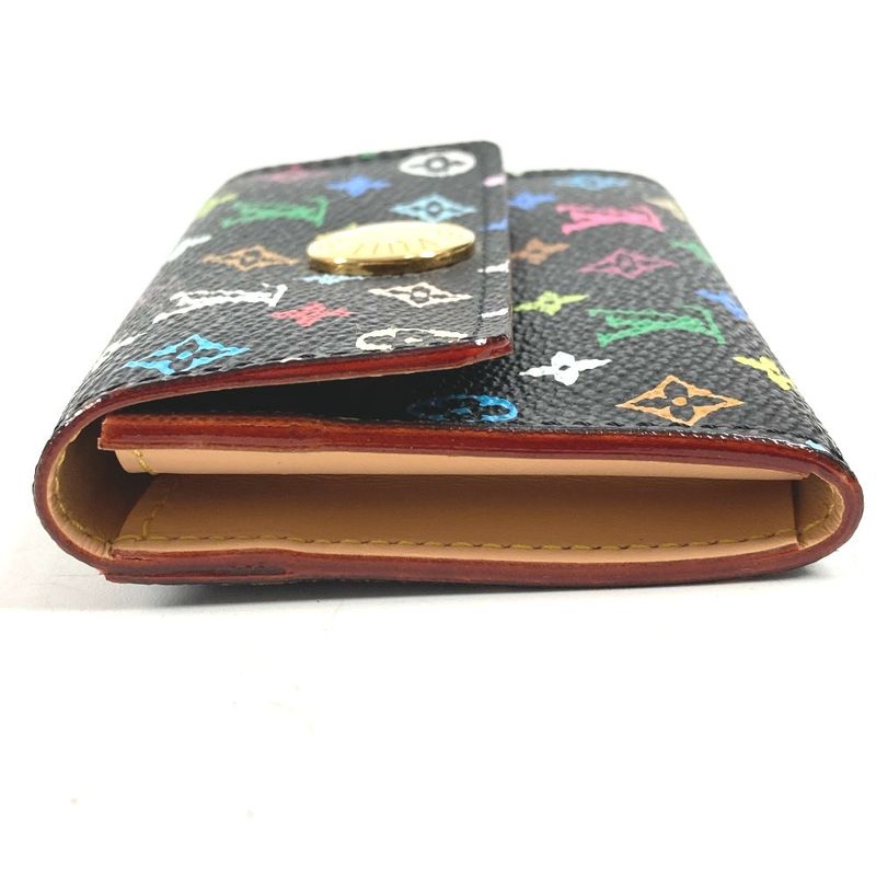 Louis Vuitton Coin Case Porte-Monnaie Monogram Multicolor Canvas Noir Black