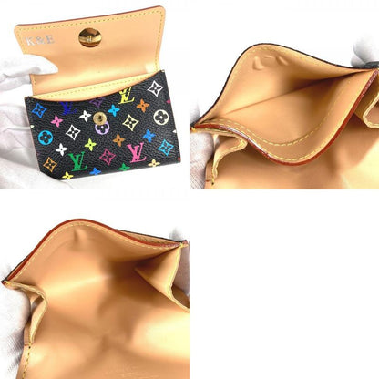 Louis Vuitton Coin Case Porte-Monnaie Monogram Multicolor Canvas Noir Black