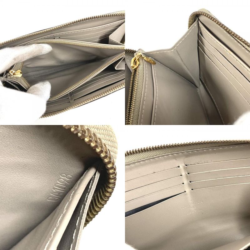 Louis Vuitton Wallet Zippy Suhali Leather Veronne Gray