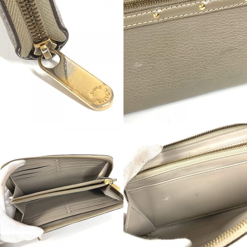 Louis Vuitton Wallet Zippy Suhali Leather Veronne Gray