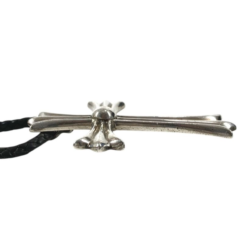 Chrome Hearts Necklace CH Cross Large Choker Pendant Silver