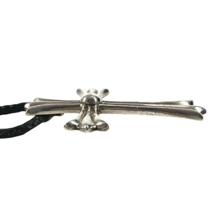 Chrome Hearts Necklace CH Cross Large Choker Pendant Silver