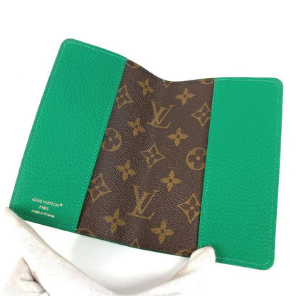 Louis Vuitton Notebook Cover PM Emily Taurillon Leather Green Agenda