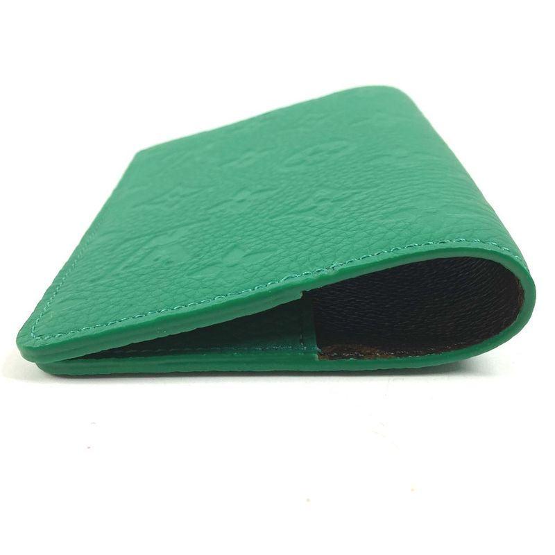 Louis Vuitton Notebook Cover PM Emily Taurillon Leather Green Agenda