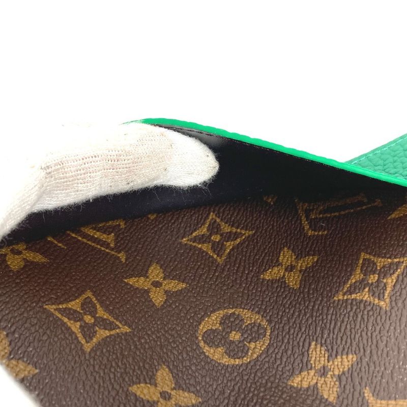 Louis Vuitton Notebook Cover PM Emily Taurillon Leather Green Agenda