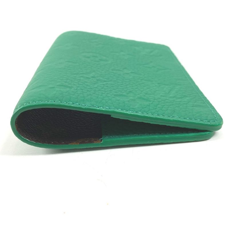 Louis Vuitton Notebook Cover PM Emily Taurillon Leather Green Agenda