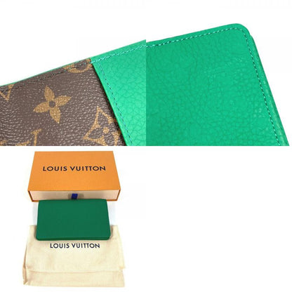 Louis Vuitton Notebook Cover PM Emily Taurillon Leather Green Agenda