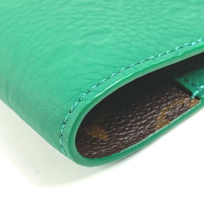 Louis Vuitton Notebook Cover PM Emily Taurillon Leather Green Agenda