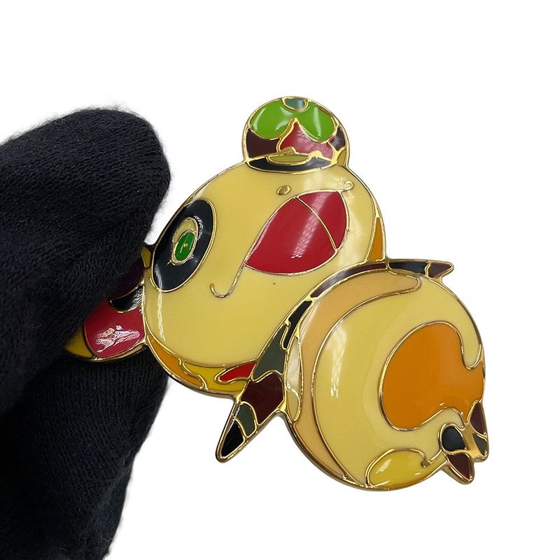 Louis Vuitton Barrette LV TM Set Flower Hatman Panda Hair Takashi Murakami