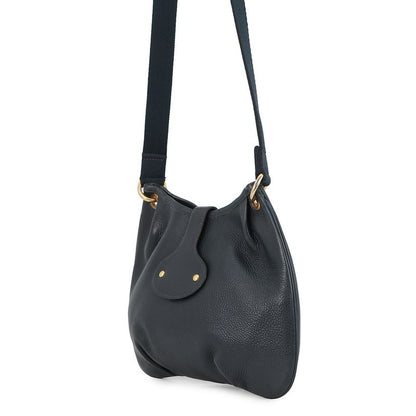 Hermes Shoulder Bag Rodeo Navy Gold Leather