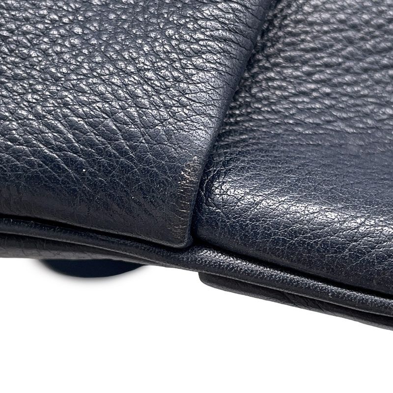 Hermes Shoulder Bag Rodeo Navy Gold Leather
