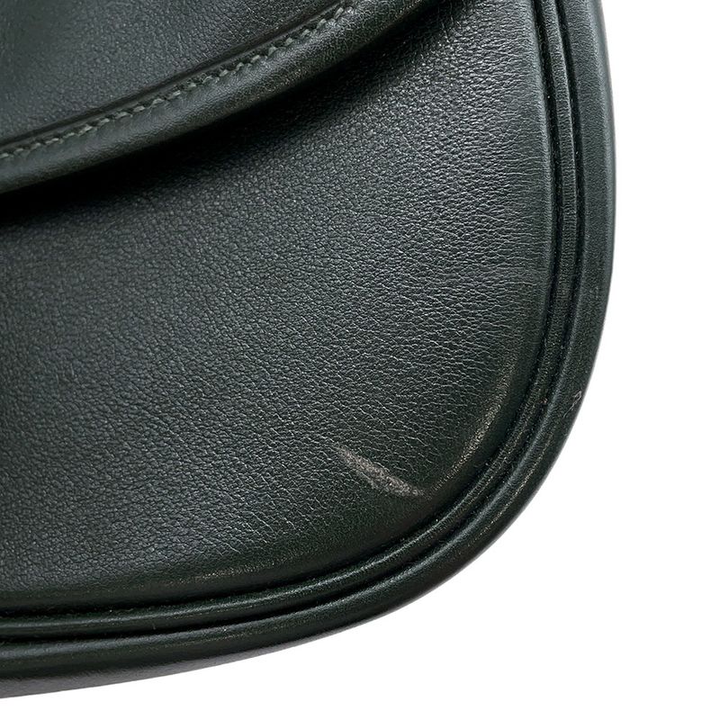 Hermes Shoulder Bag Duffle Green Gold Box Calf