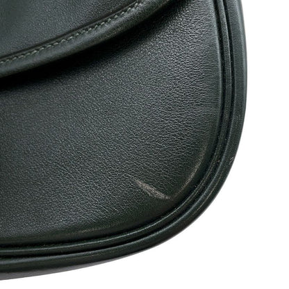 Hermes Shoulder Bag Duffle Green Gold Box Calf