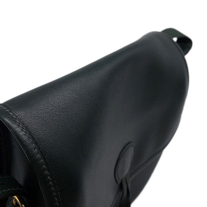 Hermes Shoulder Bag Duffle Green Gold Box Calf