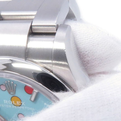 Rolex Oyster Perpetual 36 Watch Turquoise Blue Celebration Dial